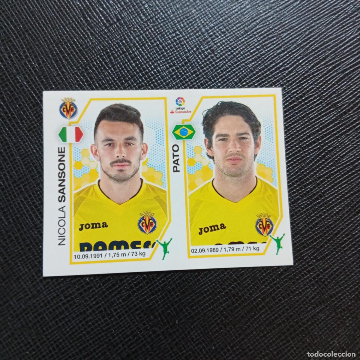 Cromos de f&uacute;tbol: 226 SANSONE PATO VILLARREAL PANINI 2016 2017 CROMO 16 17 FUTBOL - SIN PEGAR - A215 PG22