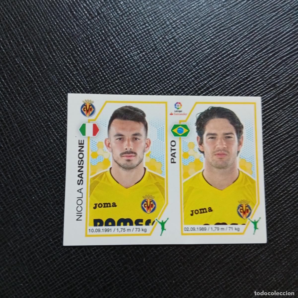 Cromos de f&uacute;tbol: 226 SANSONE PATO VILLARREAL PANINI 2016 2017 CROMO 16 17 FUTBOL - SIN PEGAR - A215 PG22