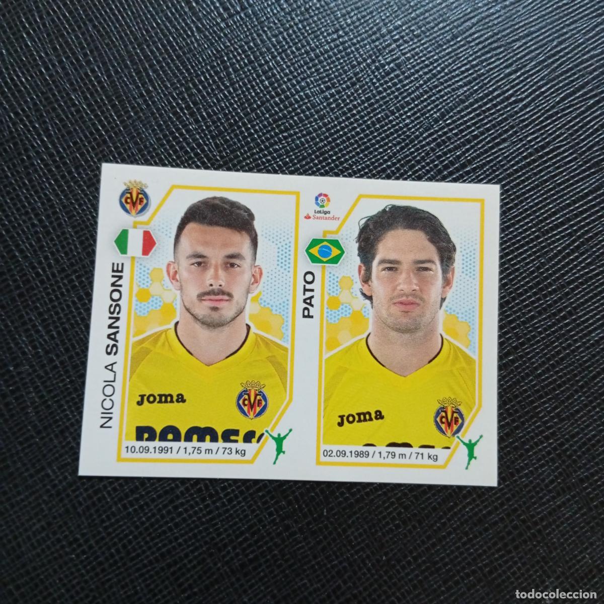 Cromos de f&uacute;tbol: 226 SANSONE PATO VILLARREAL PANINI 2016 2017 CROMO 16 17 FUTBOL - SIN PEGAR - A215 PG22