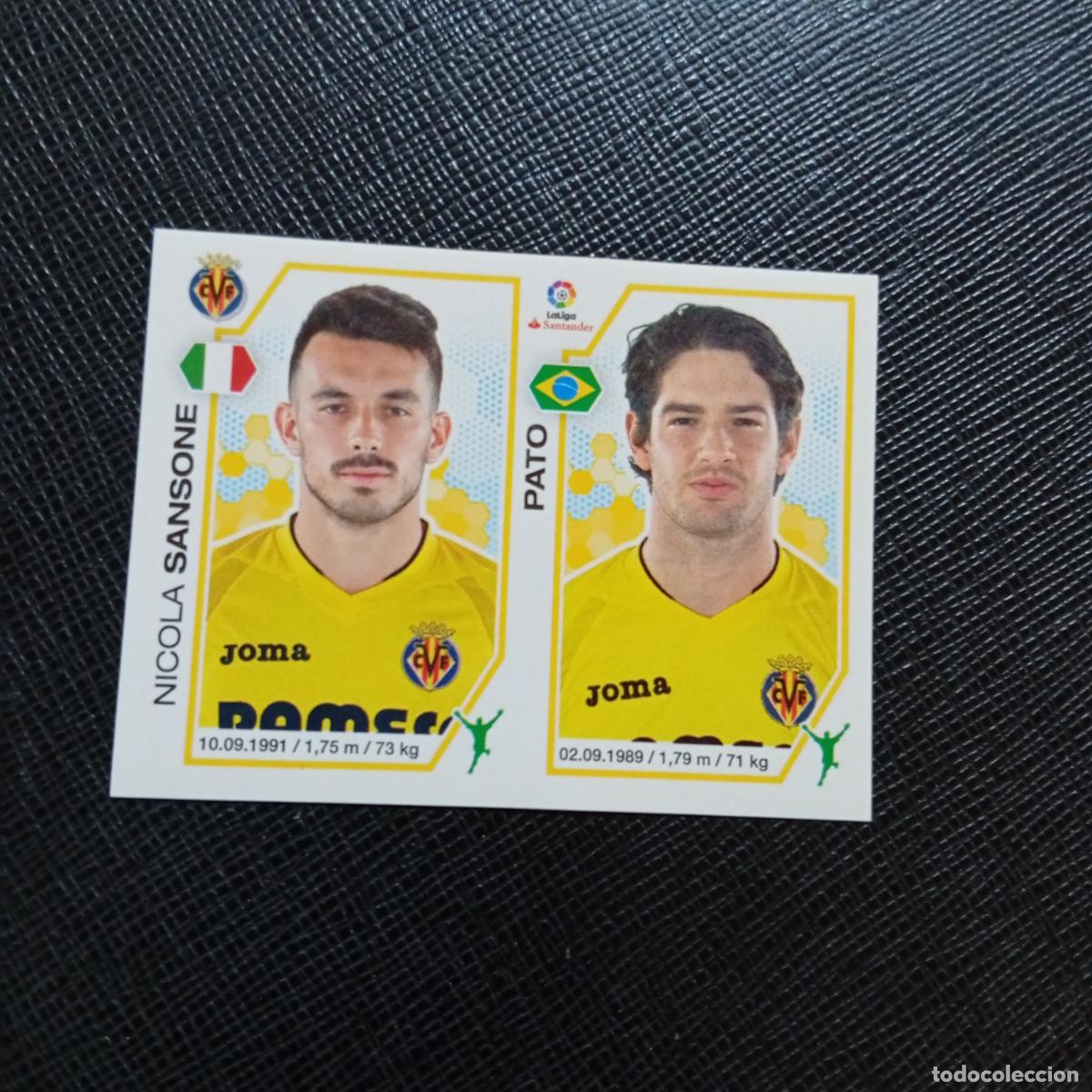 Cromos de f&uacute;tbol: 226 SANSONE PATO VILLARREAL PANINI 2016 2017 CROMO 16 17 FUTBOL - SIN PEGAR - A215 PG23