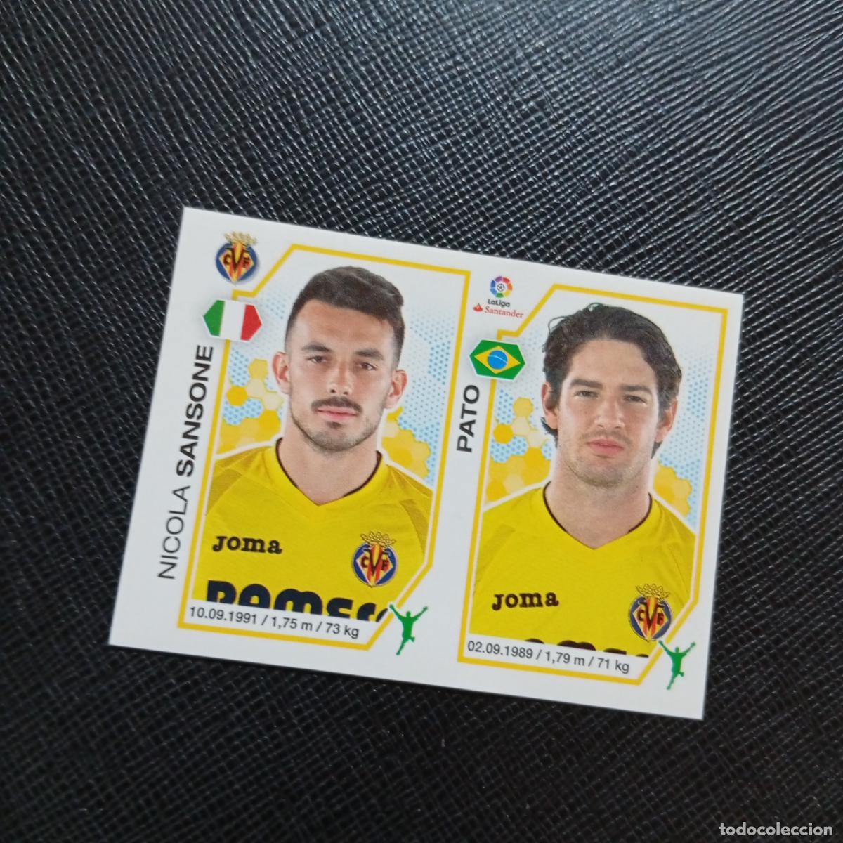 Cromos de f&uacute;tbol: 226 SANSONE PATO VILLARREAL PANINI 2016 2017 CROMO 16 17 FUTBOL - SIN PEGAR - A215 PG23