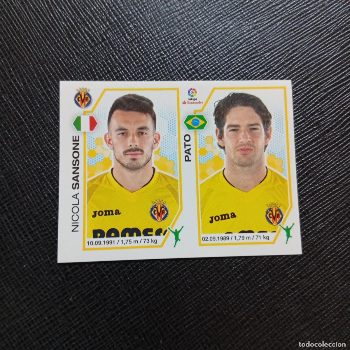 Cromos de f&uacute;tbol: 226 SANSONE PATO VILLARREAL PANINI 2016 2017 CROMO 16 17 FUTBOL - SIN PEGAR - A215 PG23