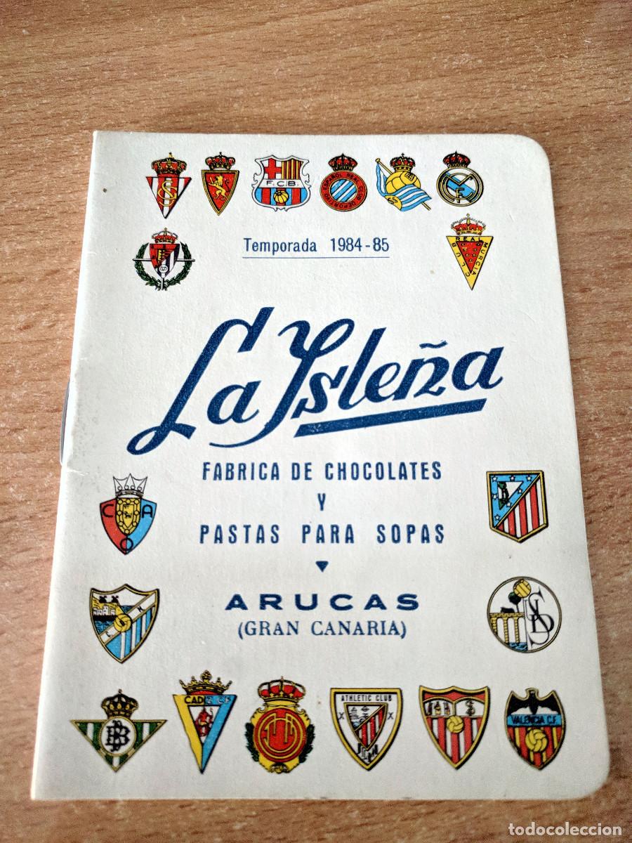 Cromos de f&uacute;tbol: &Aacute;lbum &rdquo;La Isle&ntilde;a&rdquo; Temporada 1984-1985