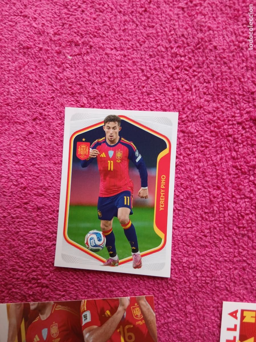 Cromos de f&uacute;tbol: espa&ntilde;a 2026 58 jeremy pino selecci&oacute;n espa&ntilde;ola panini carrefour family mundial de futbol (j)