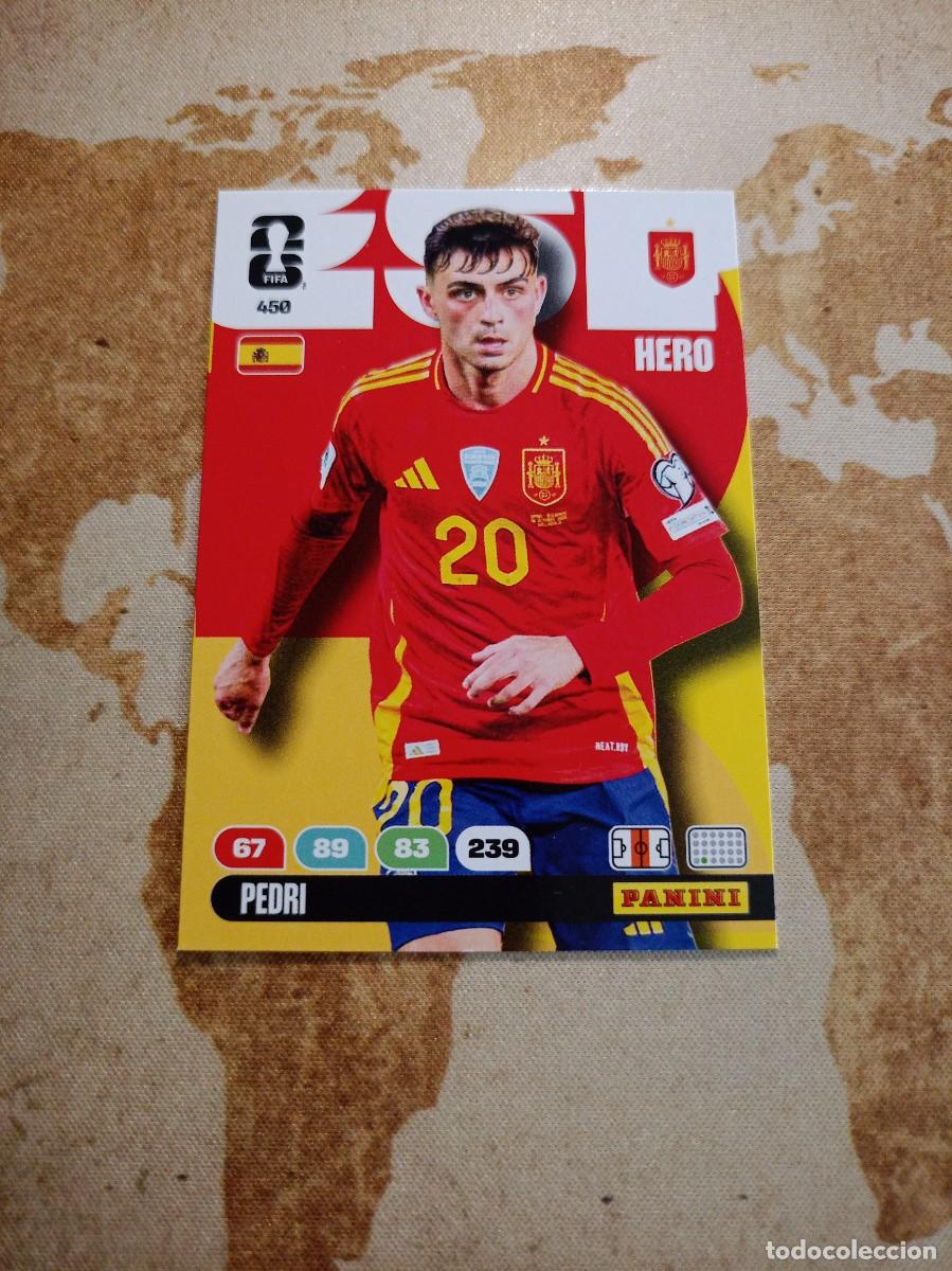 Cromos de f&uacute;tbol: Espa&ntilde;a 450 PEDRI Adrenalyn WORLD cup 2026