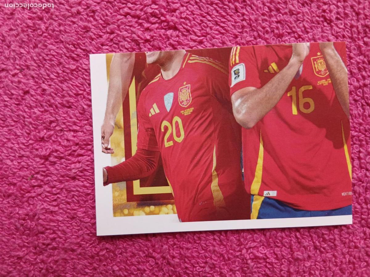 Cromos de f&uacute;tbol: espa&ntilde;a 2026 63 selecci&oacute;n espa&ntilde;ola panini carrefour family mundial de futbol (j)
