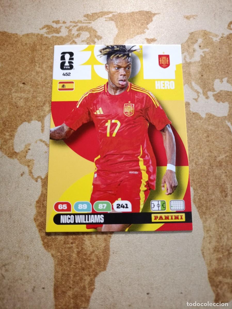 Fu&szlig;ball-Sticker: Espa&ntilde;a 452 NICO WILLIAMS Adrenalyn WORLD cup 2026