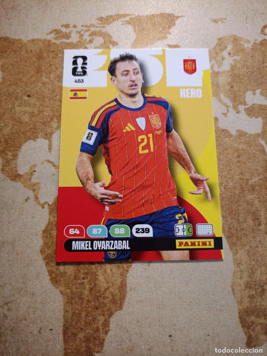 Cromos de f&uacute;tbol: Espa&ntilde;a 453 MIKEL OYARZABAL Adrenalyn WORLD cup 2026