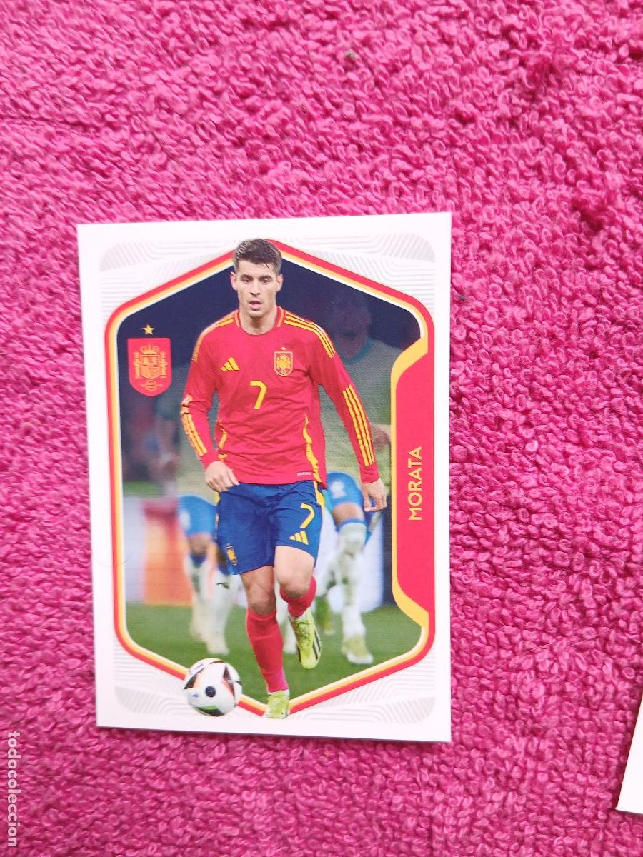 Cromos de f&uacute;tbol: espa&ntilde;a 2026 55 morata selecci&oacute;n espa&ntilde;ola panini carrefour family mundial de futbol (j)