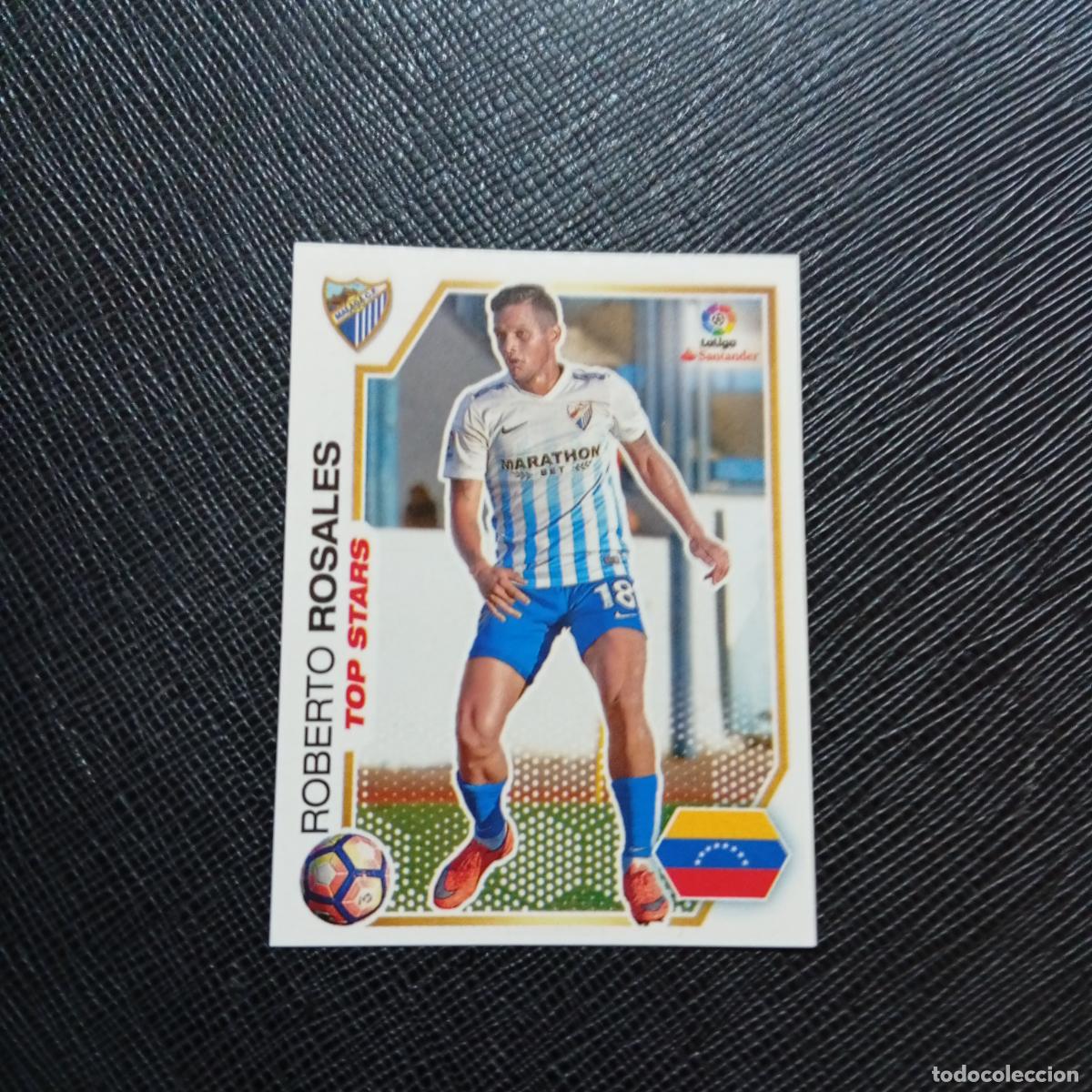 Cromos de f&uacute;tbol: 239 ROSALES MALAGA PANINI 2016 2017 CROMO 16 17 FUTBOL - SIN PEGAR - A215 PG26