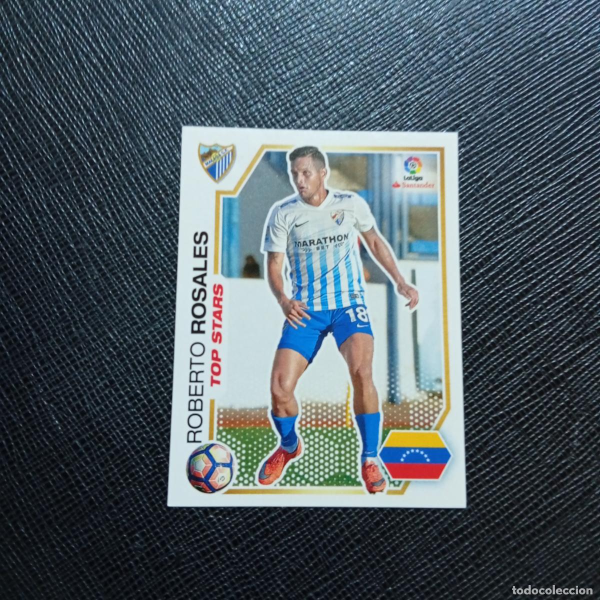 Cromos de f&uacute;tbol: 239 ROSALES MALAGA PANINI 2016 2017 CROMO 16 17 FUTBOL - SIN PEGAR - A215 PG26