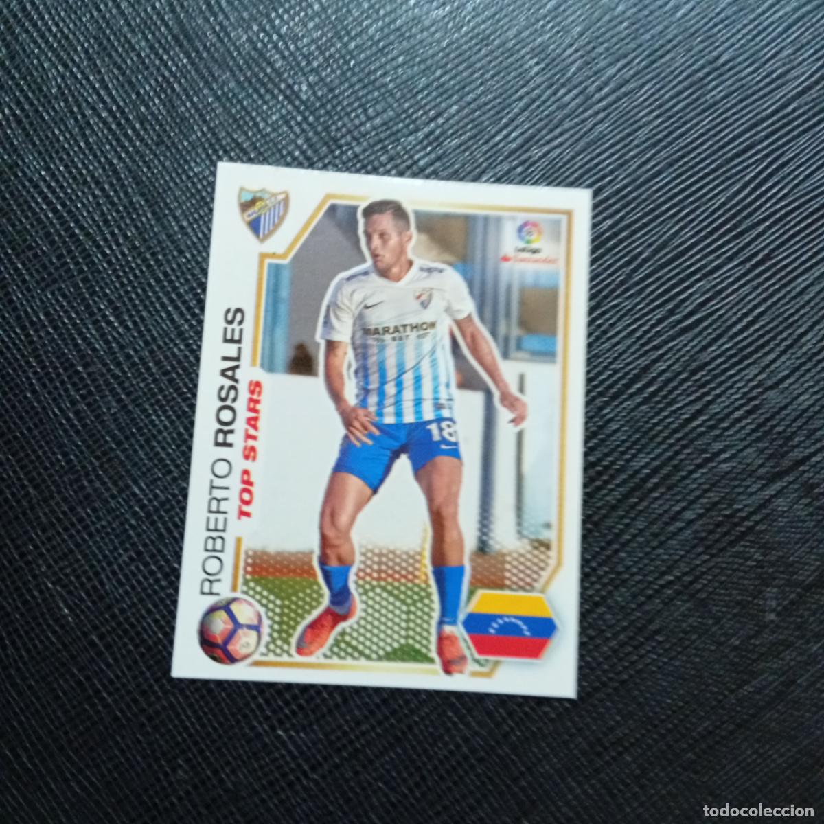 Cromos de f&uacute;tbol: 239 ROSALES MALAGA PANINI 2016 2017 CROMO 16 17 FUTBOL - SIN PEGAR - A215 PG26
