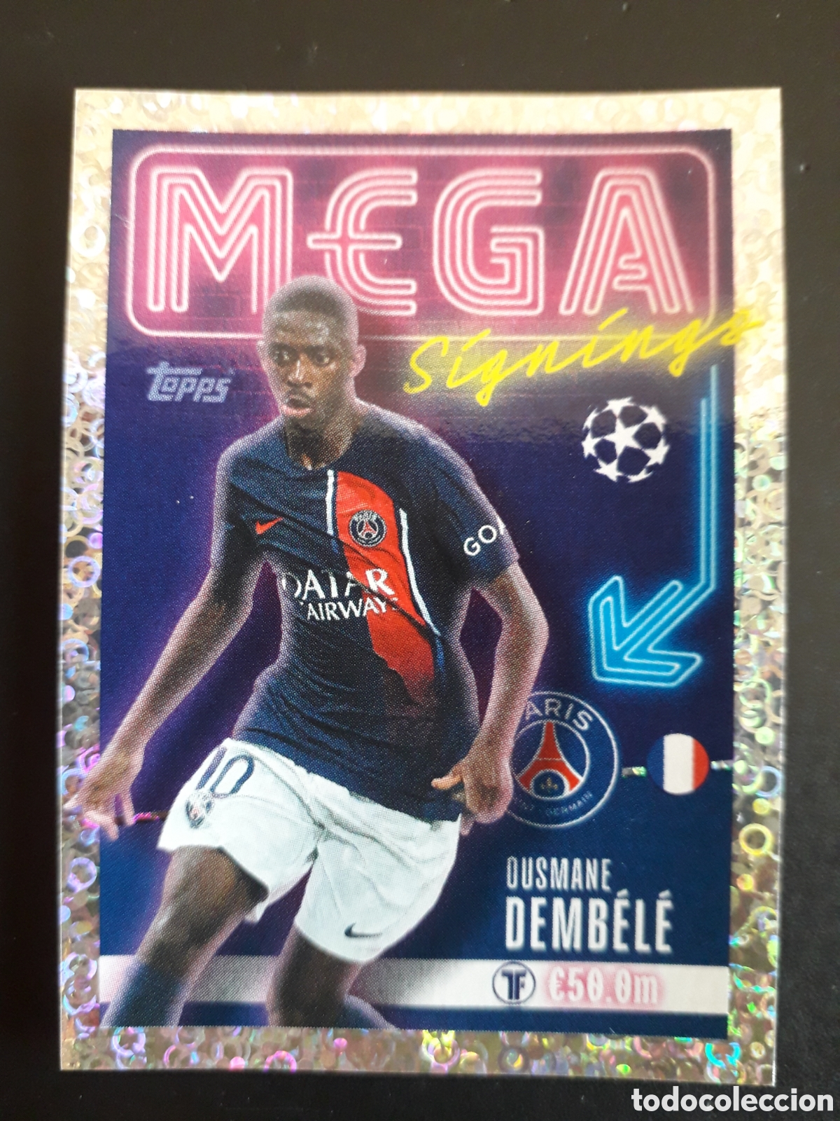 Cromos de f&uacute;tbol: DEMB&Eacute;L&Eacute; PAR&Iacute;S PSG MEGA N&deg; 712 UEFA CHAMPIONS LEAGUE SEASON TOPPS 23 24 2023 2024 PEDIDO M&Iacute;NIMO 3&euro;