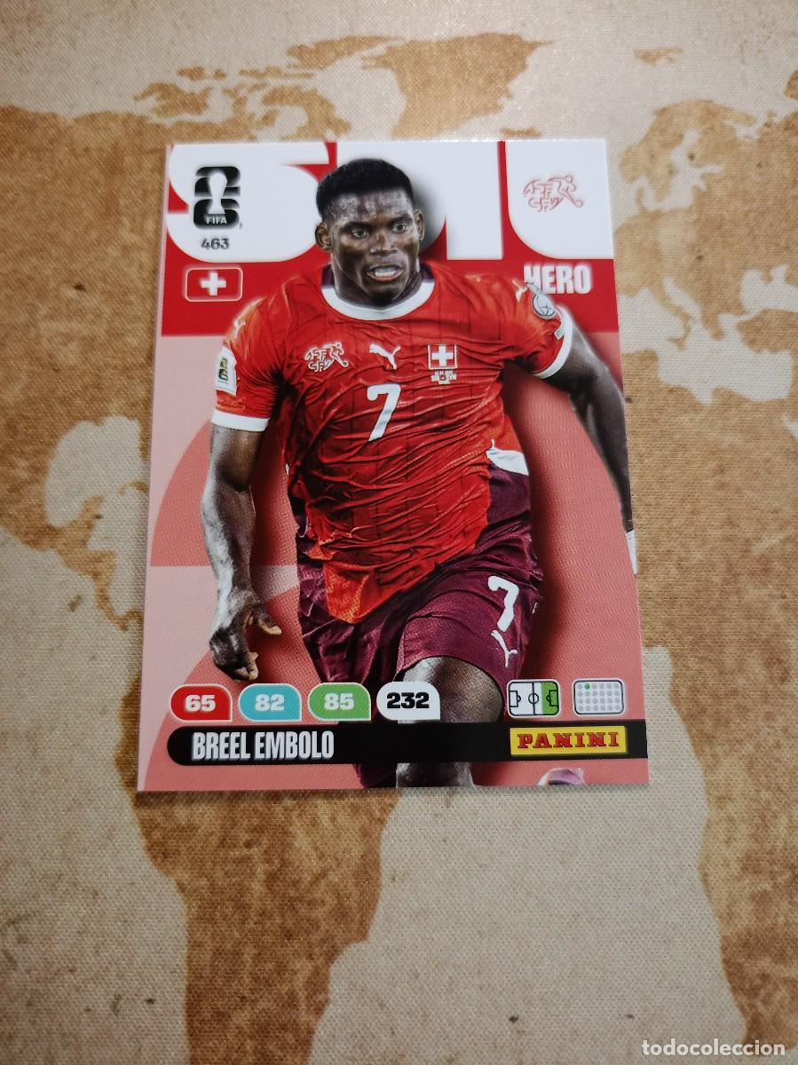 Cromos de f&uacute;tbol: Suiza 463 BREEL EMBOLO Adrenalyn WORLD cup 2026