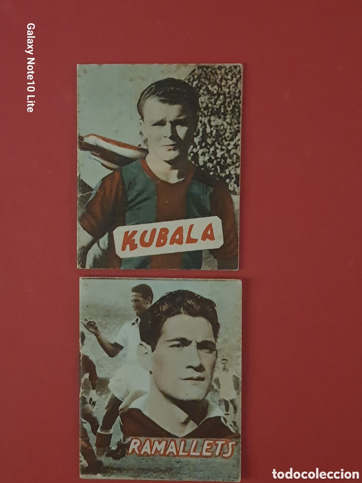 Cromos de f&uacute;tbol: KUBALA Y RAMALLETS MINI LIBRITO EDITORIAL DEPORTIVA FHER NUMEROS 31 Y 35 FC BARCELONA