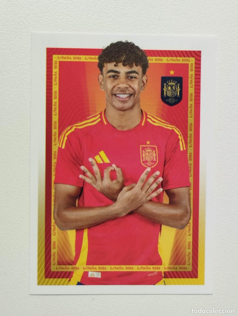 Cromos de f&uacute;tbol: CROMO STICKER SELECCION ESPA&Ntilde;OLA MUNDIAL WORLD CUP 2026 PANINI ESPA&Ntilde;A 49 LAMINE YAMAL