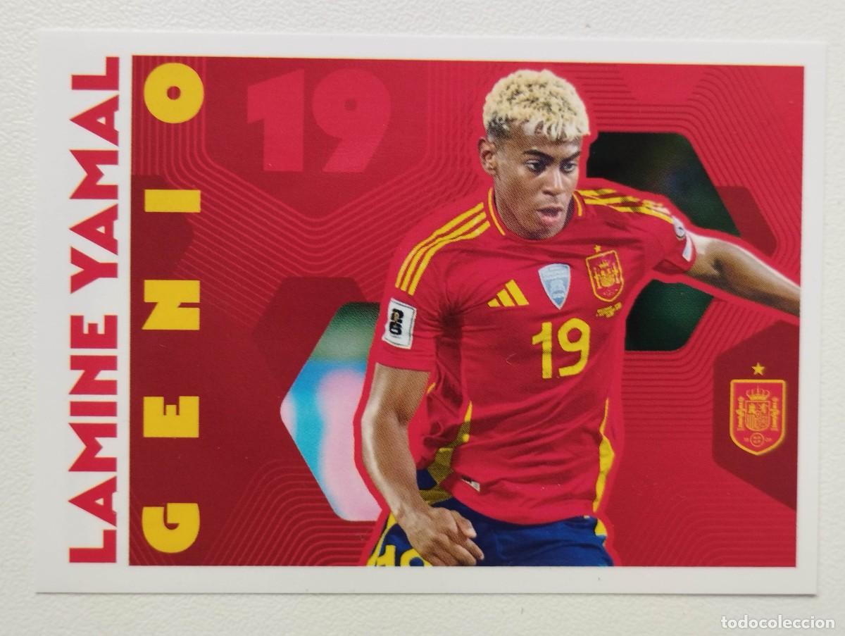 Cromos de f&uacute;tbol: CROMO STICKER SELECCION ESPA&Ntilde;OLA MUNDIAL WORLD CUP 2026 PANINI ESPA&Ntilde;A 71 GENIO LAMINE YAMAL