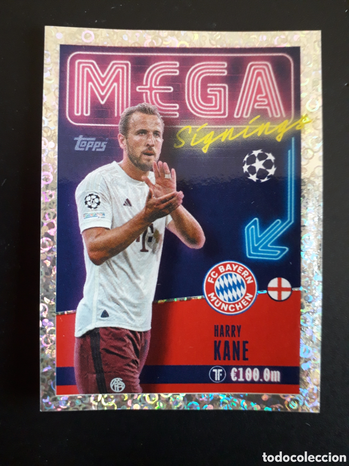 Cromos de f&uacute;tbol: H KANE BAYER MUNICH MEGA N&deg; 714 UEFA CHAMPIONS LEAGUE SEASON TOPPS 23 24 2023 2024 PEDIDO M&Iacute;NIMO 3&euro;.