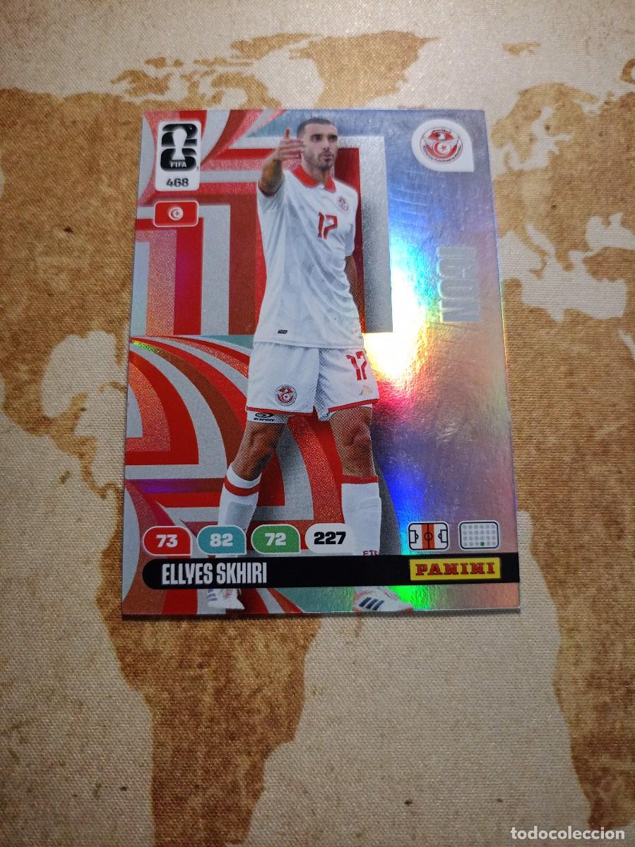 Cromos de f&uacute;tbol: T&uacute;nez 46T ELLYES SKHIRI Adrenalyn WORLD cup 2026