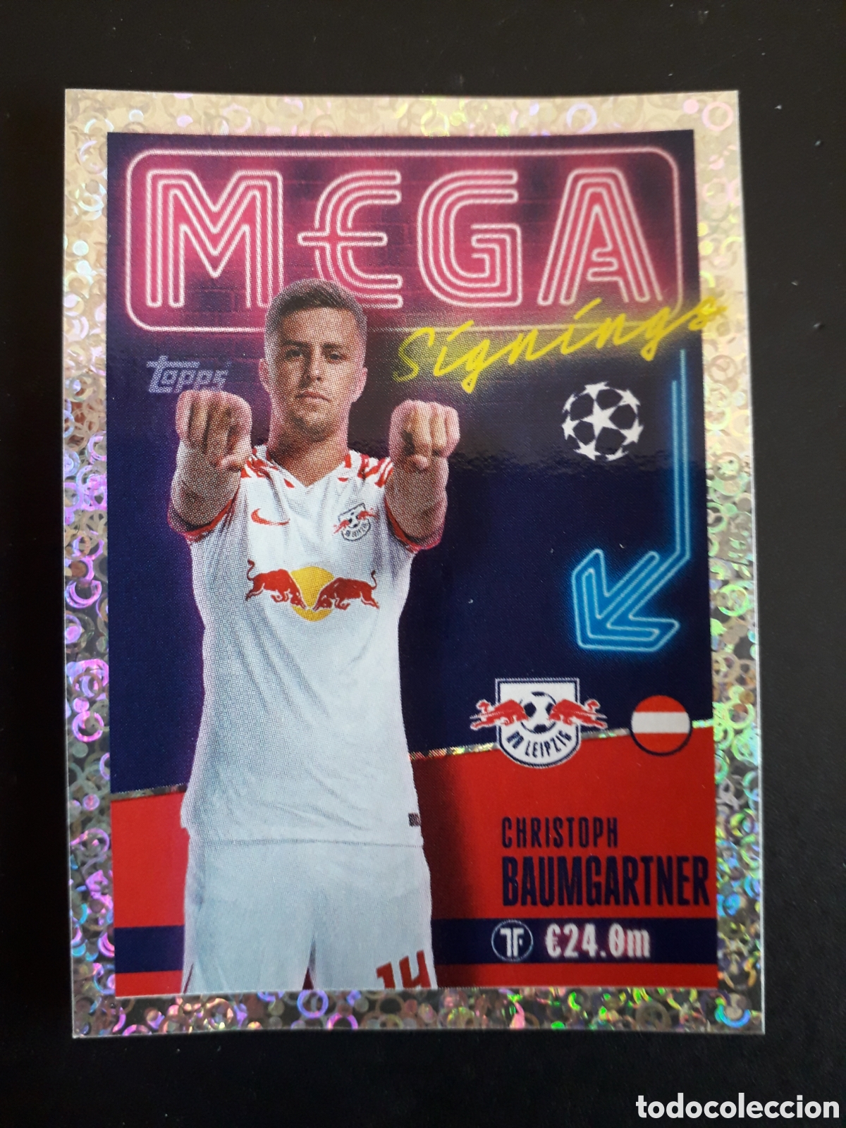Cromos de f&uacute;tbol: BAUMGARTNER LEIPZIG MEGA N&deg; 716 UEFA CHAMPIONS LEAGUE SEASON TOPPS 23 24 2023 2024 PEDIDO M&Iacute;NIMO 3&euro;.