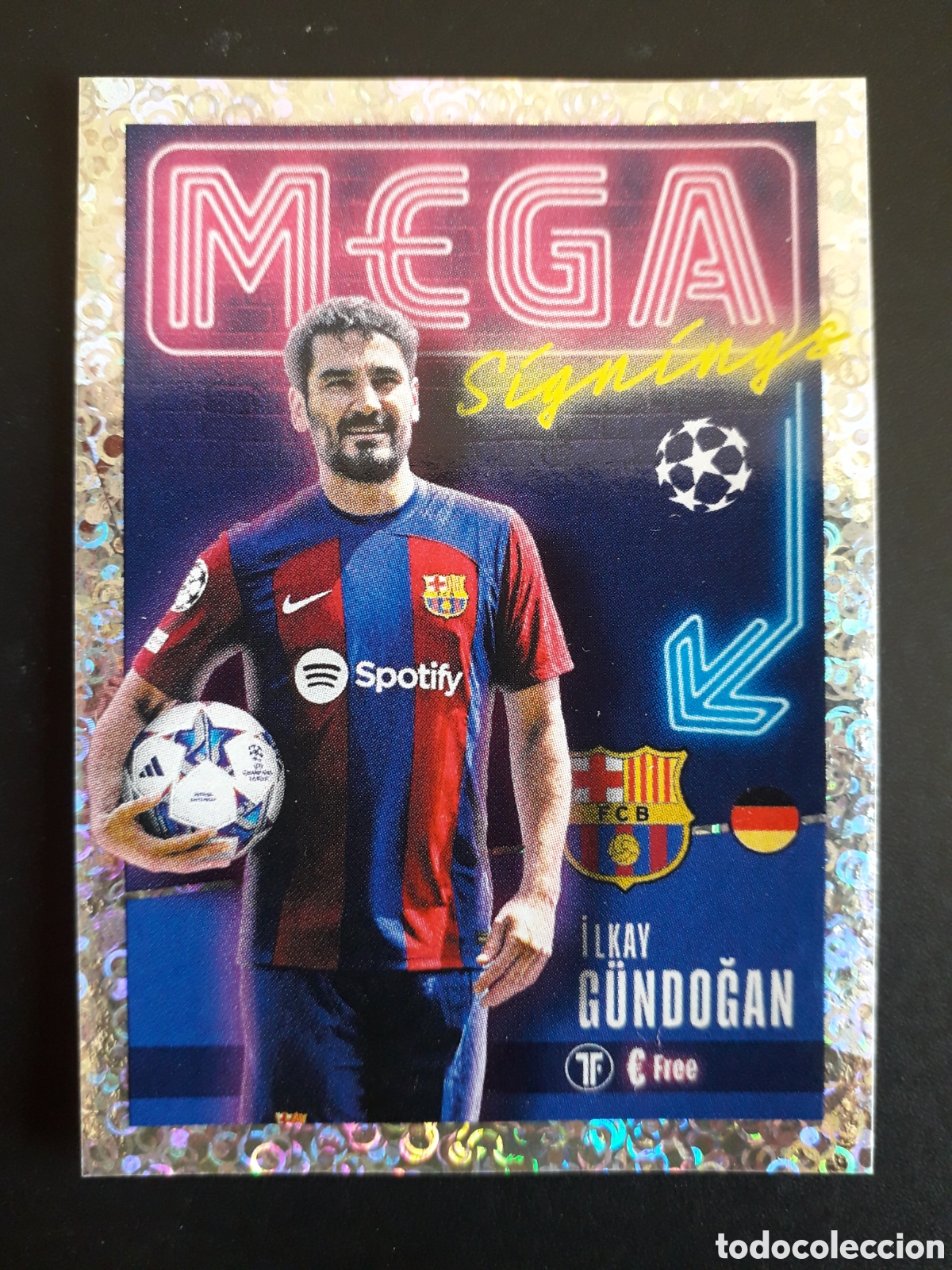 Cromos de f&uacute;tbol: G&Uuml;NDOĞAN FC BARCELONA MEGA N&deg; 717 UEFA CHAMPIONS LEAGUE SEASON TOPPS 23 24 2023 2024 PEDIDO M&Iacute;NIM 3&euro;