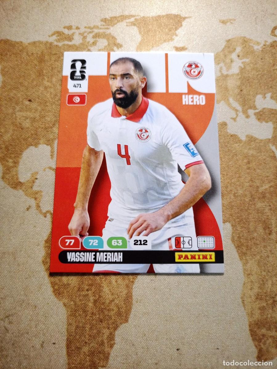 Cromos de f&uacute;tbol: T&uacute;nez 471 YASSINE MERIAH Adrenalyn WORLD cup 2026