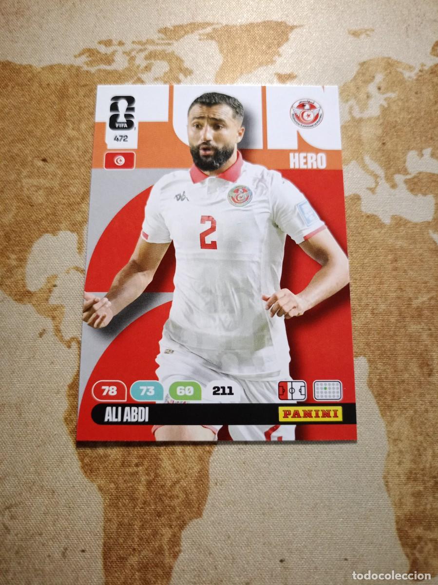 Cromos de f&uacute;tbol: T&uacute;nez 472 ALI ABDI Adrenalyn WORLD cup 2026
