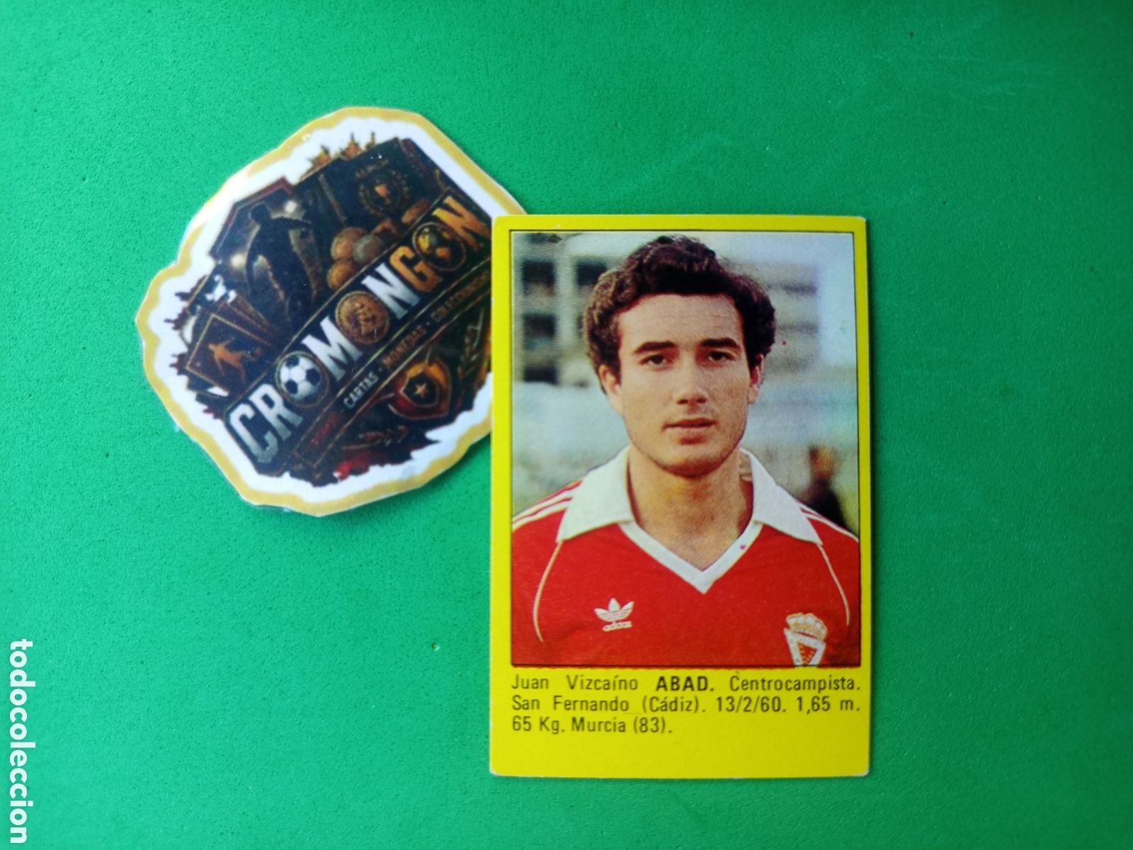 Cromos de f&uacute;tbol: ❇️ CROMO ⚽ ABAD MURCIA ED SUPER ROLL&Aacute;N 1984 1983 1984 83 84 SIN PEGAR ❇️