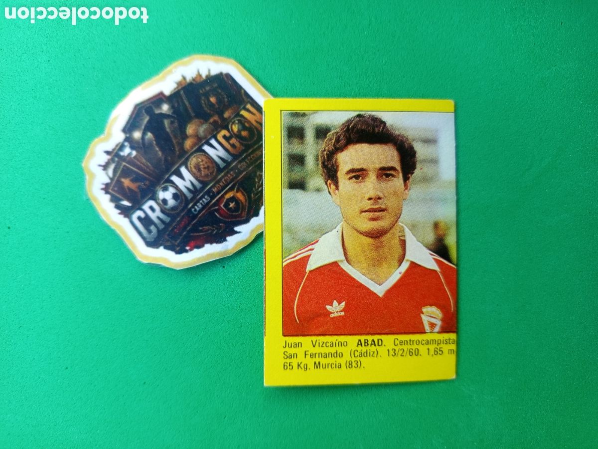 Cromos de f&uacute;tbol: ❇️ CROMO ⚽ ABAD MURCIA ED SUPER ROLL&Aacute;N 1984 1983 1984 83 84 SIN PEGAR ❇️