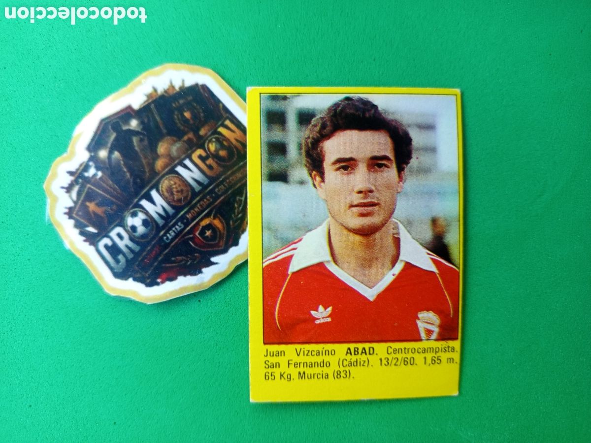 Cromos de f&uacute;tbol: ❇️ CROMO ⚽ ABAD MURCIA ED SUPER ROLL&Aacute;N 1984 1983 1984 83 84 SIN PEGAR ❇️