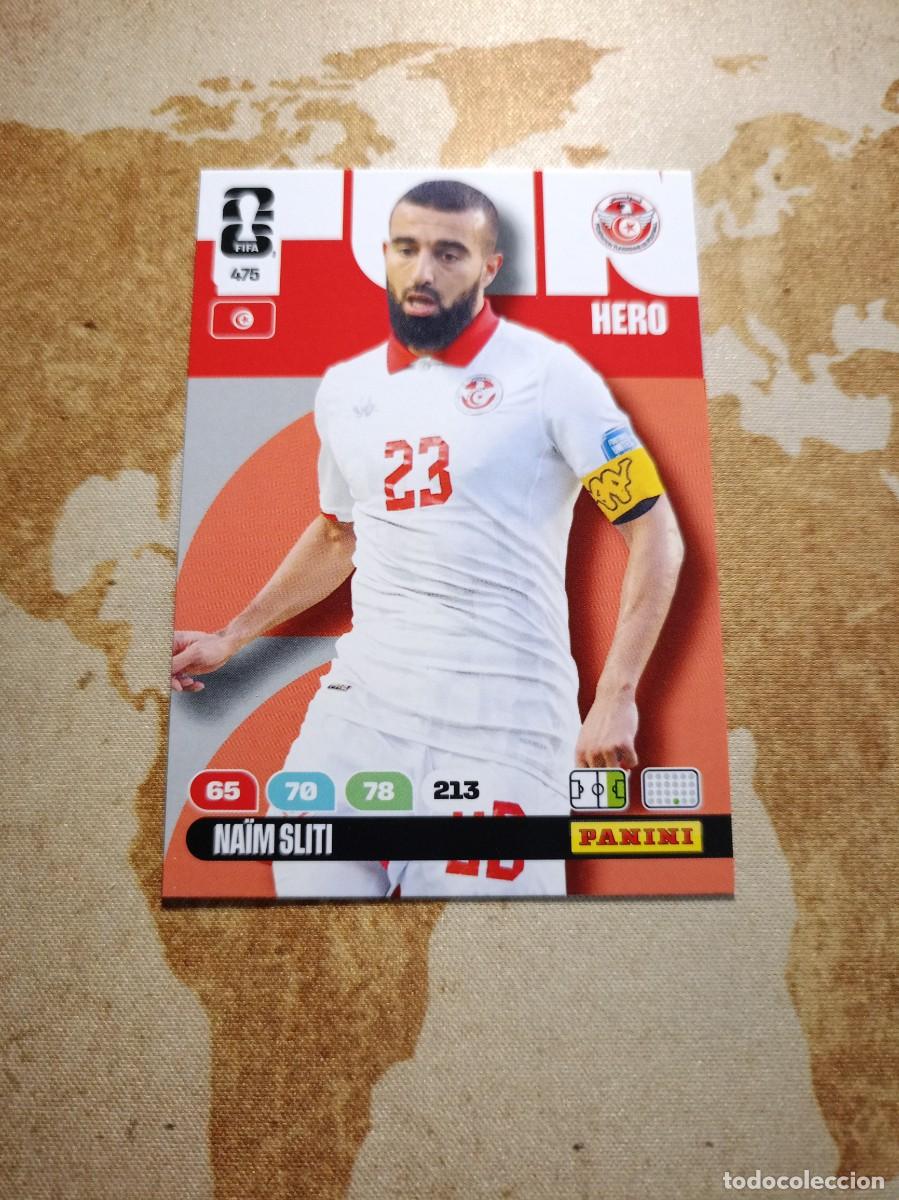 Cromos de f&uacute;tbol: T&uacute;nez 475 NAIM SLITI Adrenalyn WORLD cup 2026