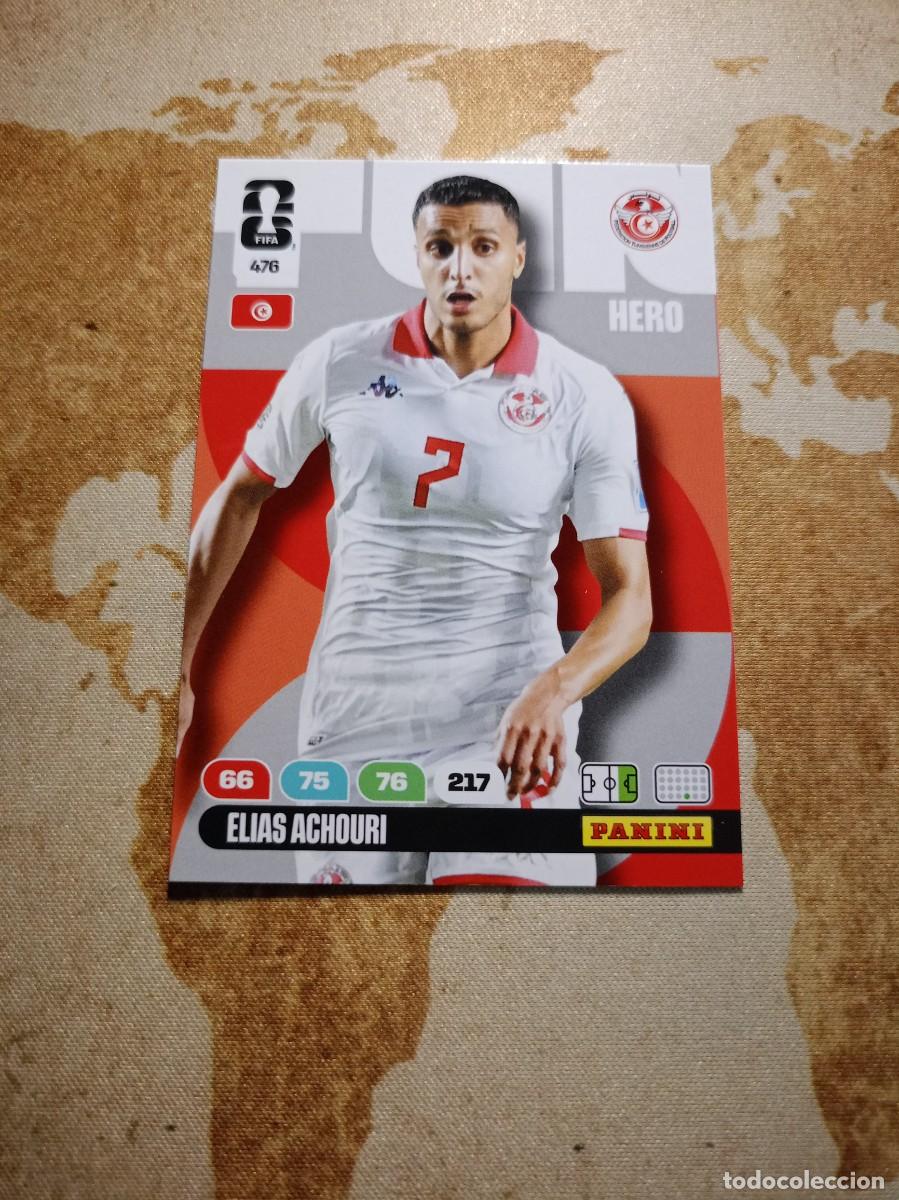 Cromos de f&uacute;tbol: T&uacute;nez 476 ELIAS ACHOURI Adrenalyn WORLD cup 2026