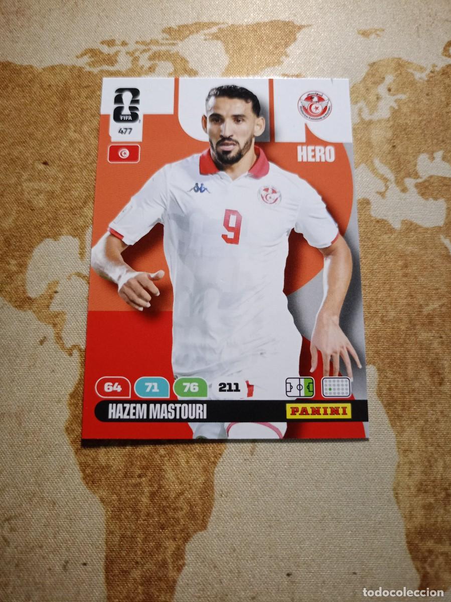 Fu&szlig;ball-Sticker: T&uacute;nez 477 HAZEM MASTOURI Adrenalyn WORLD cup 2026