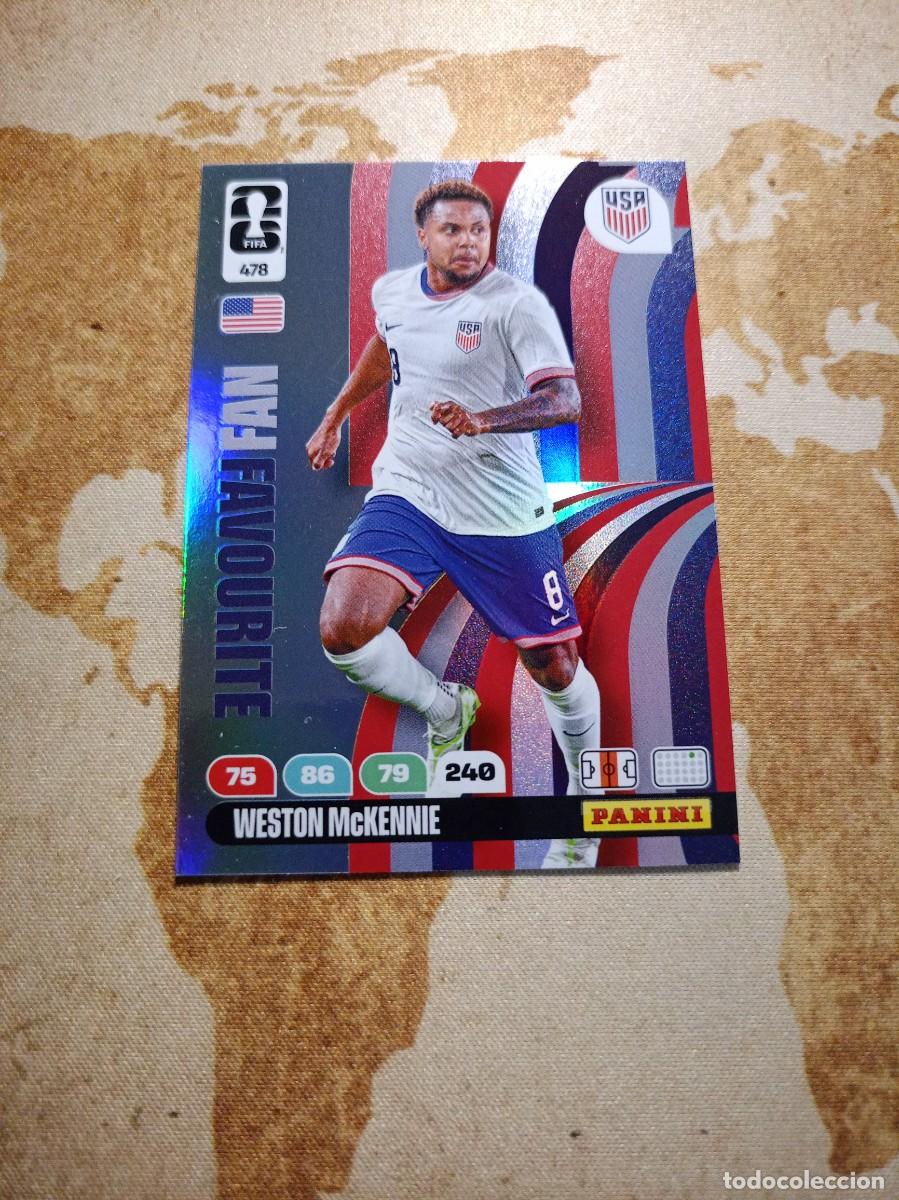 Cromos de f&uacute;tbol: Estados Unidos 478 WESTON MCKENNIE Adrenalyn WORLD cup 2026