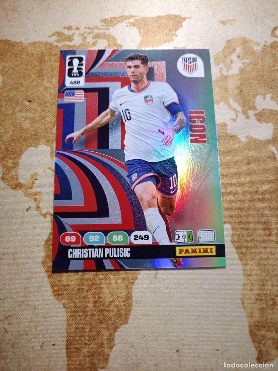 Cromos de f&uacute;tbol: Estados Unidos 480 CHRISTIAN PULISIC Adrenalyn WORLD cup 2026