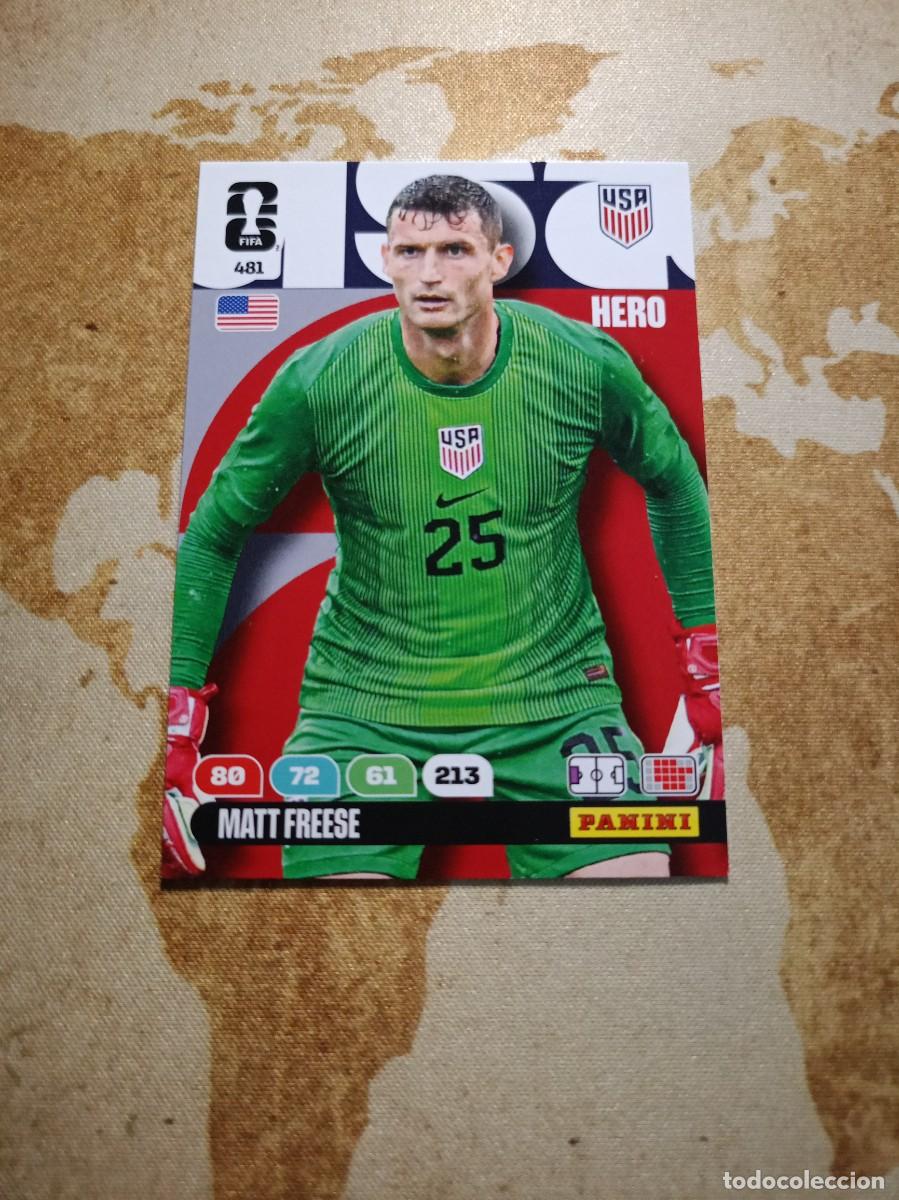 Cromos de f&uacute;tbol: Estados Unidos 481 MATT FREESE Adrenalyn WORLD cup 2026