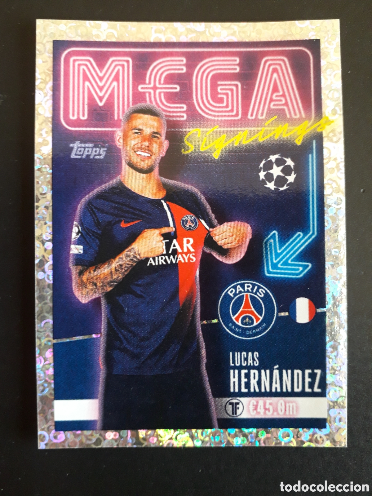Cromos de f&uacute;tbol: HERN&Aacute;NDEZ PAR&Iacute;S PSG MEGA N&deg; 720 UEFA CHAMPIONS LEAGUE SEASON TOPPS 23 24 2023 2024 PEDIDO M&Iacute;NIMO 3&euro;.