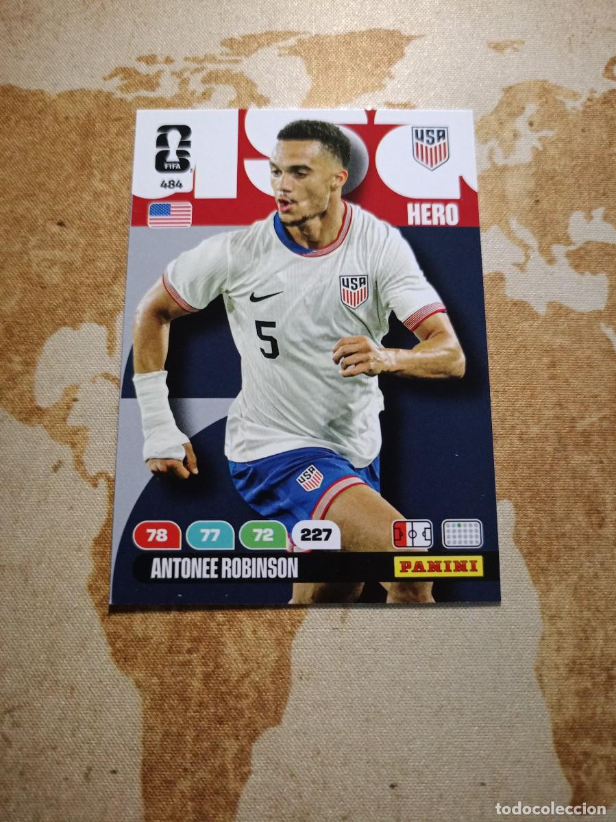 Cromos de f&uacute;tbol: Estados Unidos 484 ANTONEE ROBINSON Adrenalyn WORLD cup 2026