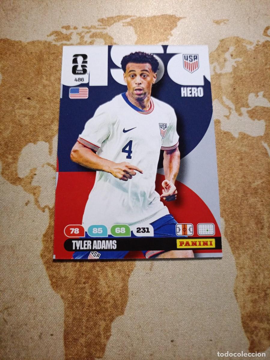 Cromos de f&uacute;tbol: Estados Unidos 486 TYLER ADAMS Adrenalyn WORLD cup 2026