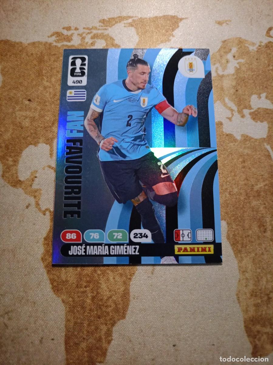 Cromos de f&uacute;tbol: Uruguay 490 JOS&Eacute; MAR&Iacute;A GIM&Eacute;NEZ Adrenalyn WORLD cup 2026