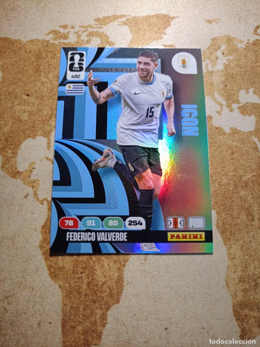 Cromos de f&uacute;tbol: Uruguay 492 FEDERICO VALVERDE Adrenalyn WORLD cup 2026