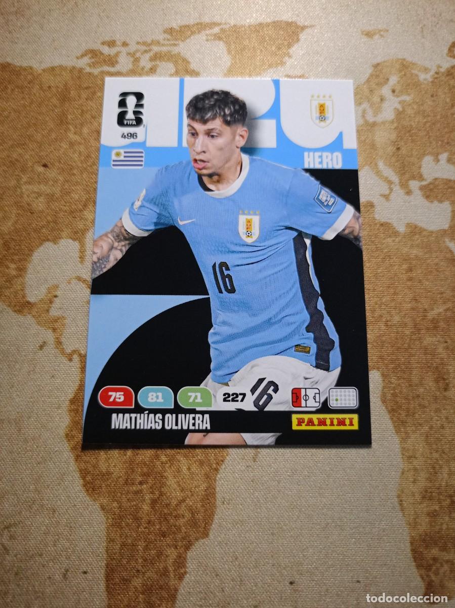 Cromos de f&uacute;tbol: Uruguay 496 MATHIAS OLIVERA Adrenalyn WORLD cup 2026