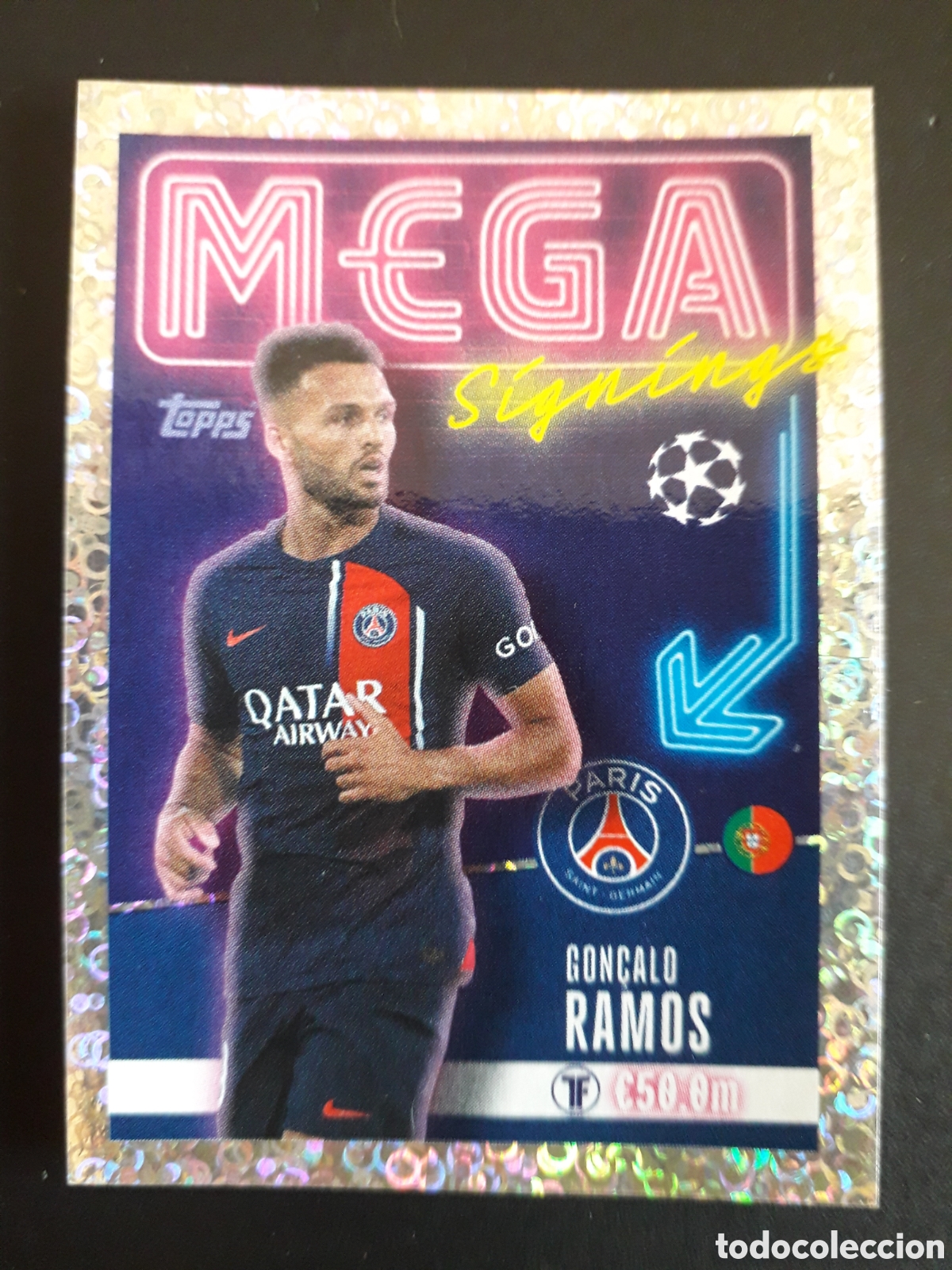 Cromos de f&uacute;tbol: G RAMOS PAR&Iacute;S PSG MEGA N&deg; 725 UEFA CHAMPIONS LEAGUE SEASON TOPPS 23 24 2023 2024 PEDIDO M&Iacute;NIMO 3&euro;