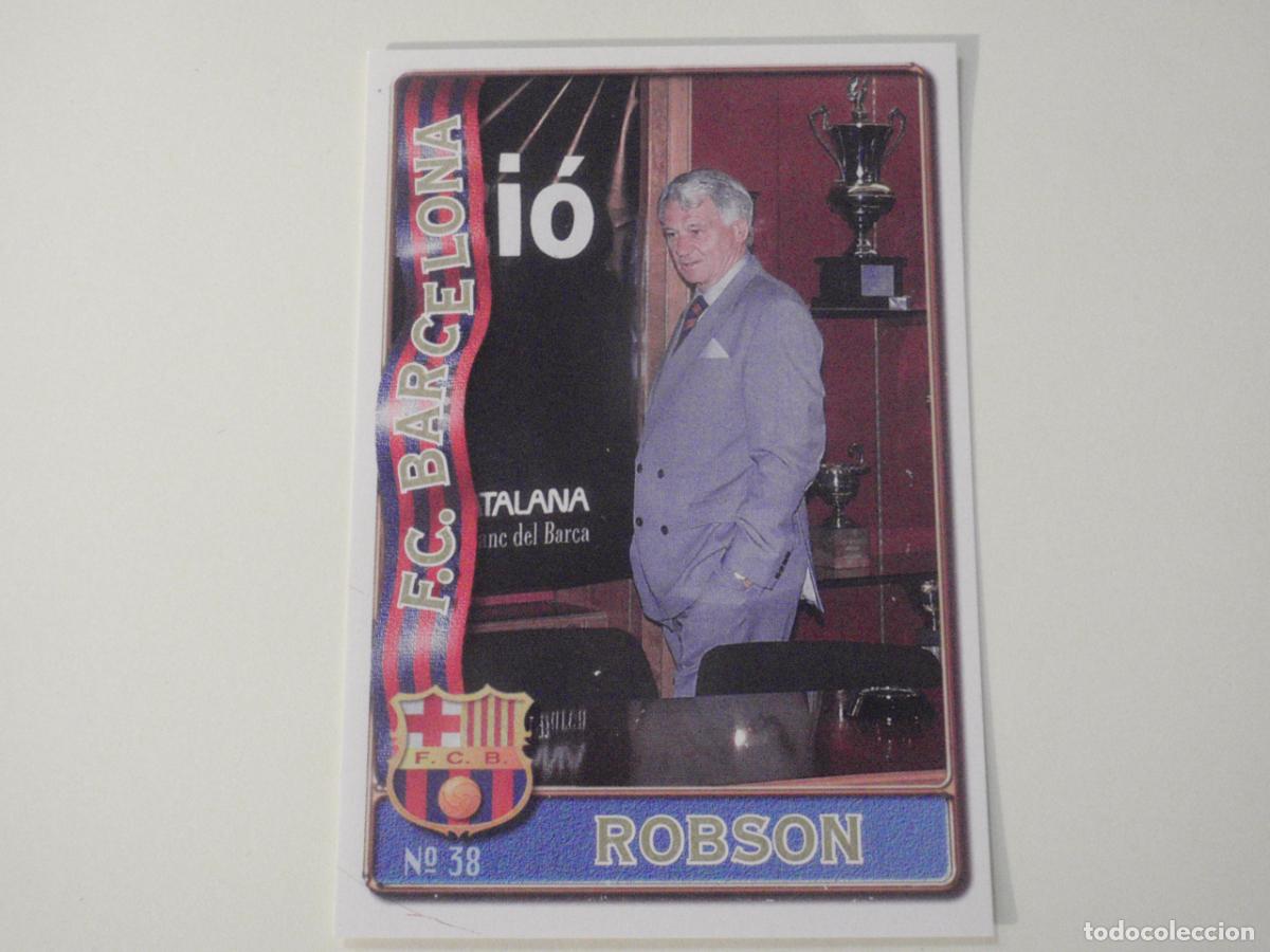 Cromos de f&uacute;tbol: 38 ROBSON FC Barcelona. LAS FICHAS DE LA LIGA 1996 1997 MUNDICROMO. 96 97
