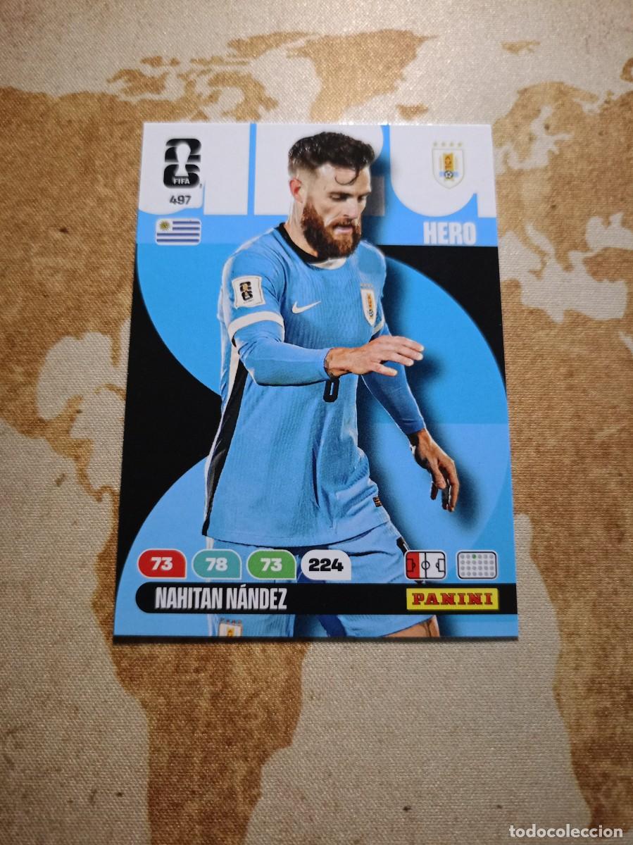 Cromos de f&uacute;tbol: Uruguay 497 NAHITAN N&Aacute;NDEZ Adrenalyn WORLD cup 2026