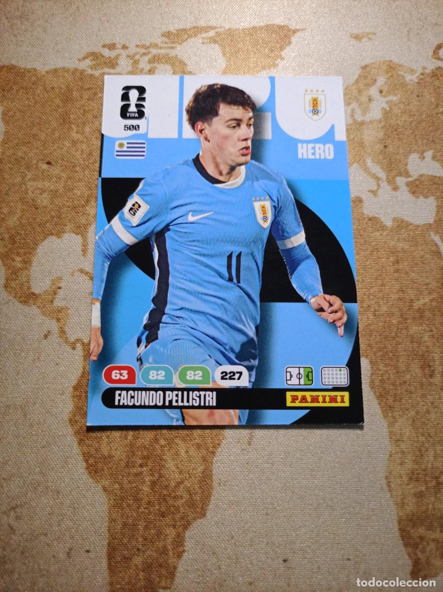 Cromos de f&uacute;tbol: Uruguay 500 FACUNDO PELLISTRI Adrenalyn WORLD cup 2026