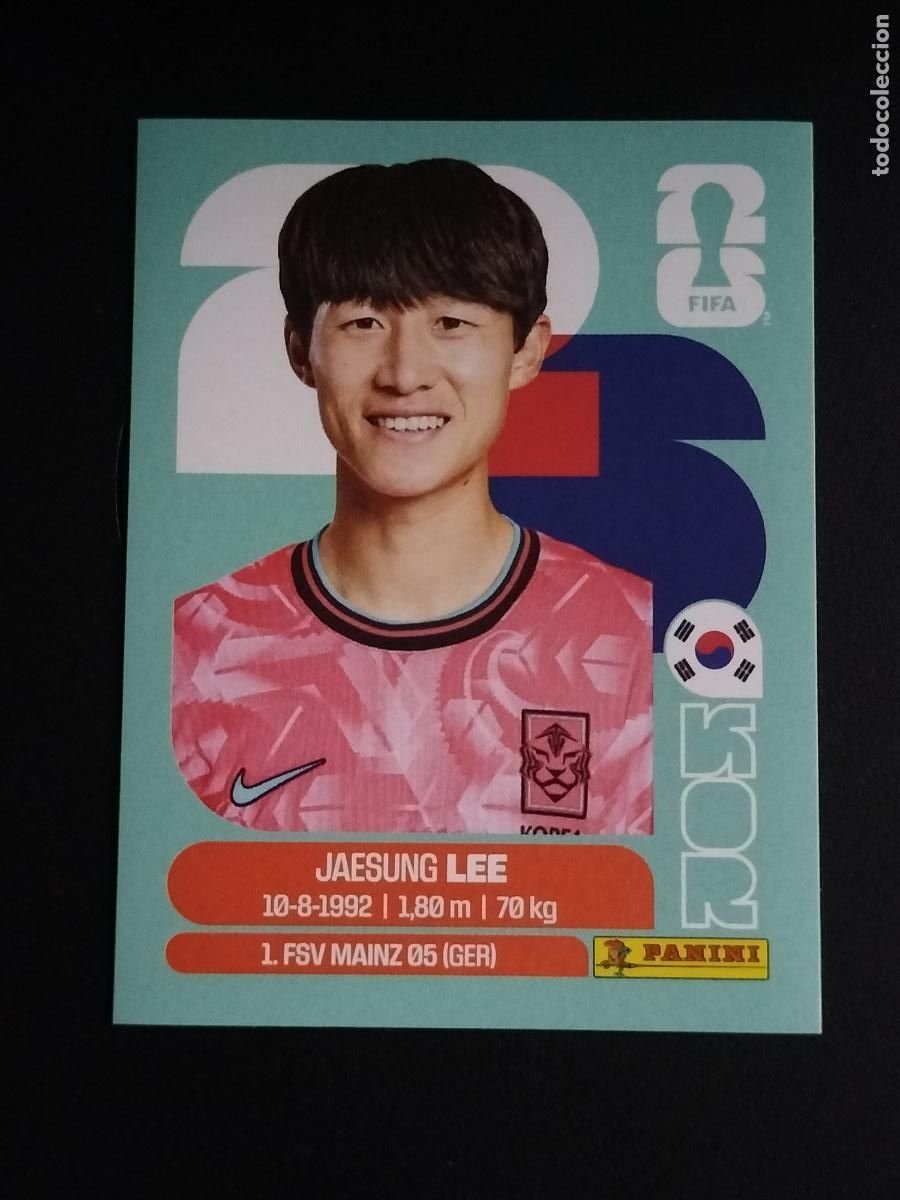 Cromos de f&uacute;tbol: KOR 10 JAESUNG LEE COREA DEL SUR CROMOS STICKER MUNDIAL 26 2026 FIFA WORLD CUP PANINI