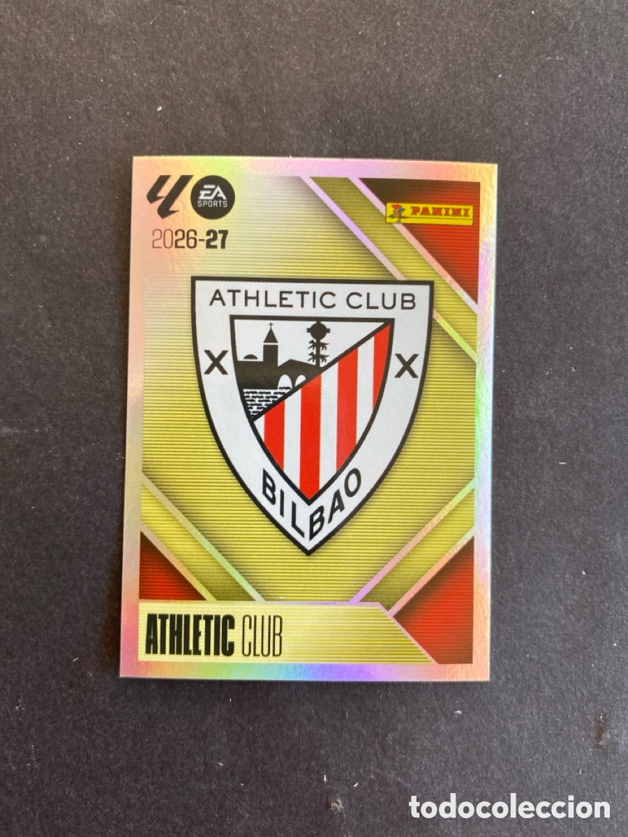Cromos de f&uacute;tbol: Cromo liga 26/27 Athletic club N* 1