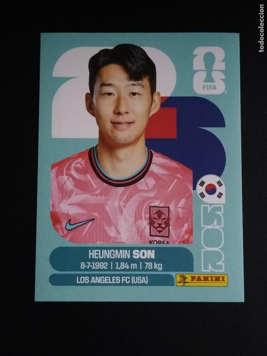 Cromos de f&uacute;tbol: KOR 18 HEUNGMIN SON COREA DEL SUR CROMOS STICKER MUNDIAL 26 2026 FIFA WORLD CUP PANINI