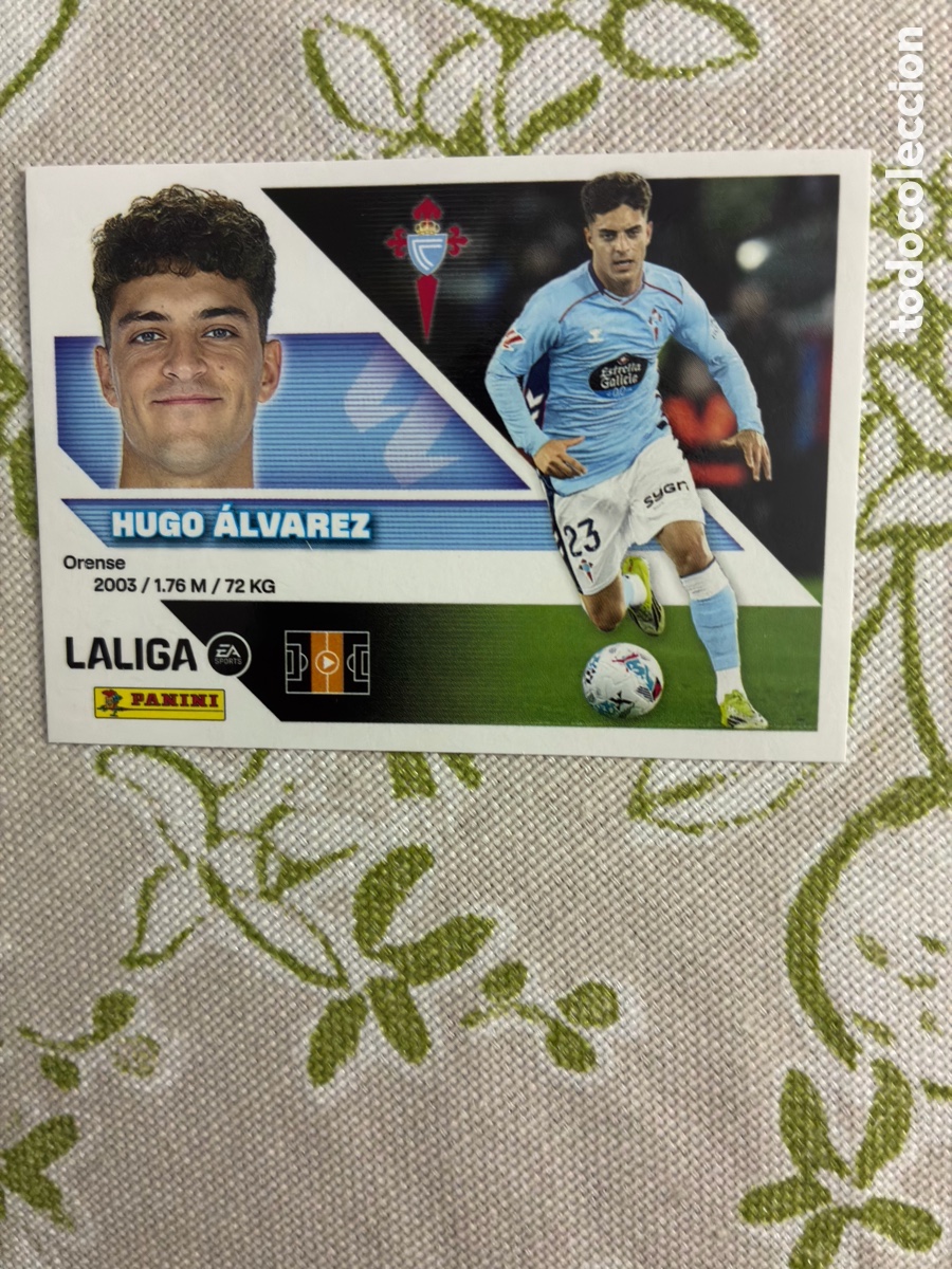 Cromos de f&uacute;tbol: Cromo Hugo &Aacute;lvarez N&ordm; 13 (RC Celta) - Colecciones Este Liga 2026-27